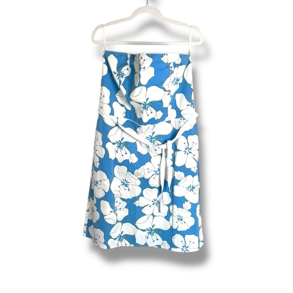 NWT Dead-stock Y2K 2004 Old Navy Strapless Hawaiian Print Mini Dress Size 14 - Picture 1 of 9